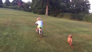 Dominic 1st bike ride