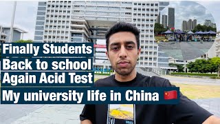 Finally Students back to School// International Student life in China/ My university in China 🇨🇳