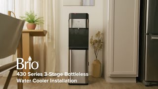 Brio 430 Series 3-Stage Bottleless Water Cooler I Model# CLPOU430UVF3