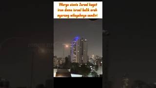 Iron dome israel error malah menyerang wilayahnya sendiri bikin warga zionis kaget #freepalestine