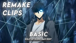 Basic - Sung Jin Woo Vs Kang Tae Shik AMV @kenyoiichi Remake Clips