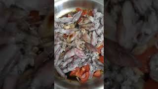 how to cook healthy pinoy Style adobo pusit (squid ) using saladmaster skillet