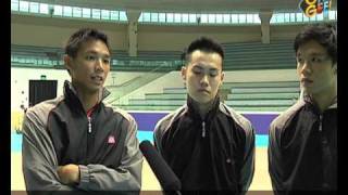 YOG volleyball validation exercise: Temasek Polytechnic plays against VAJB team