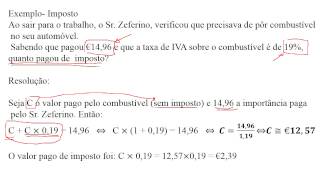 Vídeo 18- Desconto, imposto, inflação.