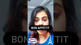 How to pronounce Bon Appétit #pronounciation #french#learnfrench#frenxhshorts