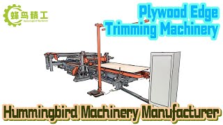 Plywood Double Sizer Dd Saw Edge Trimming Saw Machine for Plywood Edge Cutting Hummingbird machinery