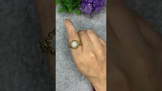 how to make beaded ring 💍#youtubepartner #handmadejewelry #ring #beading