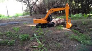 Rc excavator first run