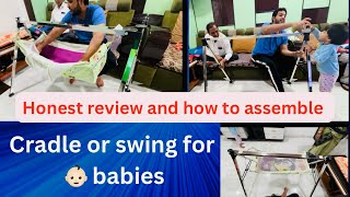 Foldable baby cradle | Swing for babies | how to assemble | Honest review | Foldable Jhula |