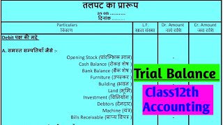 Trial Balance Account । ट्राइल बैलेंस कैसे बनाया जाता है। #marketing, #business