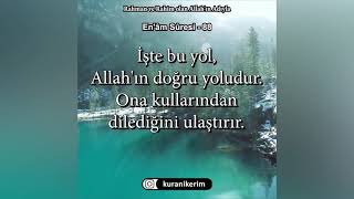 En’am Suresi - 88  #kuran #kuranikerim #ayet #ayetler #kuranıkerim #sure #enam #enamsuresi #enam88