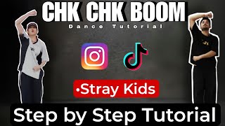 CHK CHK BOOM " Stray Kids " Step by Step Tutorial on chk chk boom in hindi #straykids