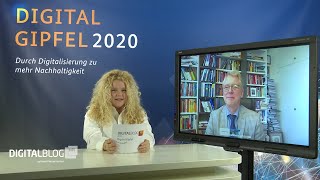 Prof. Meinel über Nachhaltigkeit in der IT  – Digital-Gipfel 2020 | HPI-Digitalblog