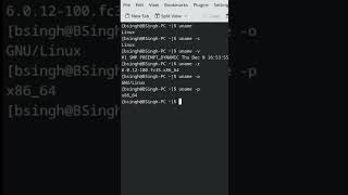 uname command in linux | How to get complete linux operating system information #shorts #yshorts