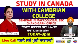 Canada Study With Cambrian College Seminar In MacroGlobal 35c