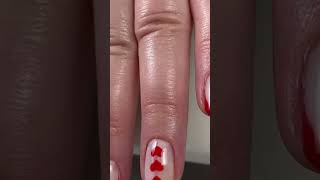 How to do cute Valentine’s Day nail design #nails #naildesign #cutenails