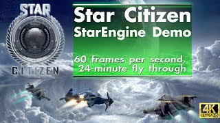 Star Citizen  StarEngine Demo - 4K, 60FPS AI Enhanced