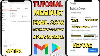 Cara Membuat Email Terbaru 2023 || Hanya Menggunakan Aplikasi Gmail