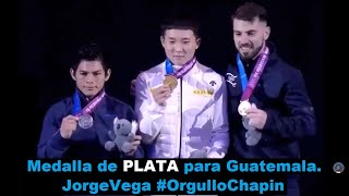 Medalla de PLATA para Guatemala. Jorge Vega #OrgulloChapin