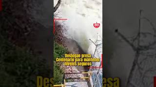 Desfogan la Presa Centenario para controlar niveles y evitar riesgos de inundación en Tequisquiapan