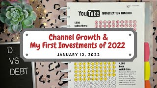 Work-It-Wednesday money moves: tracking my channel’s growth and making my first investments of 2022