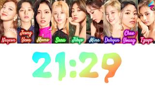 TWICE - 21:29 [Legendado PT-BR Tradução | HAN | ROM] Lyrics Color Coded