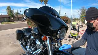 Simoniz Diamond Plate Ceramic on Harley