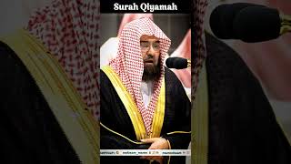 Surah Al Qiyamah Shaikh Abdurohman Al Sudais #assudais#shorts #beautifulquranrecitation