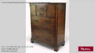 French Antique Highboy Regence Cabinets and Case-pieces