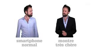 LA DIFFÉRENCE ENTRE UN SMARTPHONE NORMAL ET UNE MONTRE TRÈS CHÈRE 😂🤣 - "Suisse?"