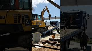 LOADING A BACKHOE