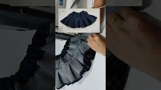 #diy#ld jeanscovertbaby skirt#oldclothreuseidea#diyconvert#reuseideas#shorts#viralshorts