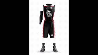 Custom made Sublimated Basketball Uniforms & Jersey