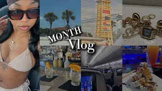 VLOG: A MONTH WITH ME (VACATION IN PANAMA CITY, TIME W/ BAE, DINNER DATES, BEACH DAY & MORE)