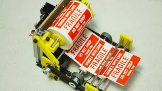 DIY Arduino based Auto Label sticker dispenser | Ardiono based project