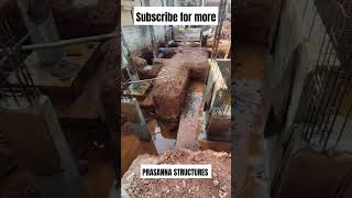 Footing Foundation of Residential Building#construction #footing #building #ytshorts #viralshorts