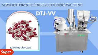 High Speed DTJ-VV Semi Automatic Capsule Filling Machine Capsule Filler