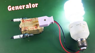 New Ideas For 2021 Electric Science  Free Energy Using Spark Plug 100%