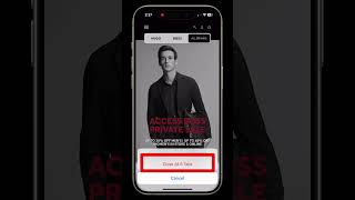 How to close all your Safari tabs on iPhone #shorts