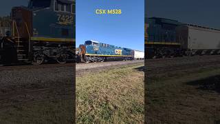 New Looking CSX 7422 on M528 in Athens #cm44ac #ac4400cwm #csx @CameraBryan #csx #freighttrain