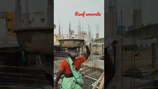 Roof concrete #chennai #mangadu #construction