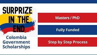 Surprise Video | Colombia Government Scholarship 2021 | Fully Funded