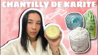 CHANTILLY DE KARITÉ MAISON POUR RÉPARER LES CHEVEUX ABÎMÉS