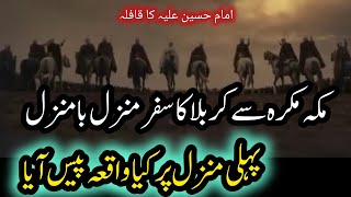 Imam Hussain As Ka Madina Sy Karbala Ka Safar | Documentary Of Karbala In Urdu | Manazil E Karbala