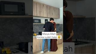 Ketika sudah halal romantis nya rumah tangga Ukhti bercadar