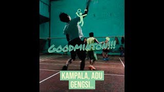 [Ihsan-Utto vs Dani-Agus] Latihan badminton PB.Kampala Bandung