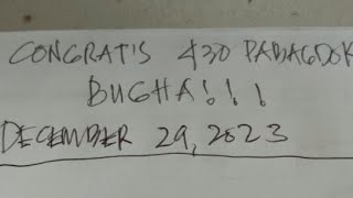 430 Congrat's Bugha ! Another pabagdok December 29,2023