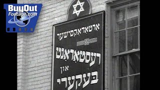 1939 New York Jewish Community - Synagogues, Scouts, and Street Life