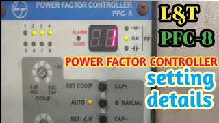 L&T PFC-8 POWER FACTOR CONTROLLER #power factor controller