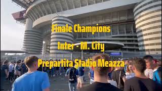 Inter -  M. City: prepartita allo stadio Meazza